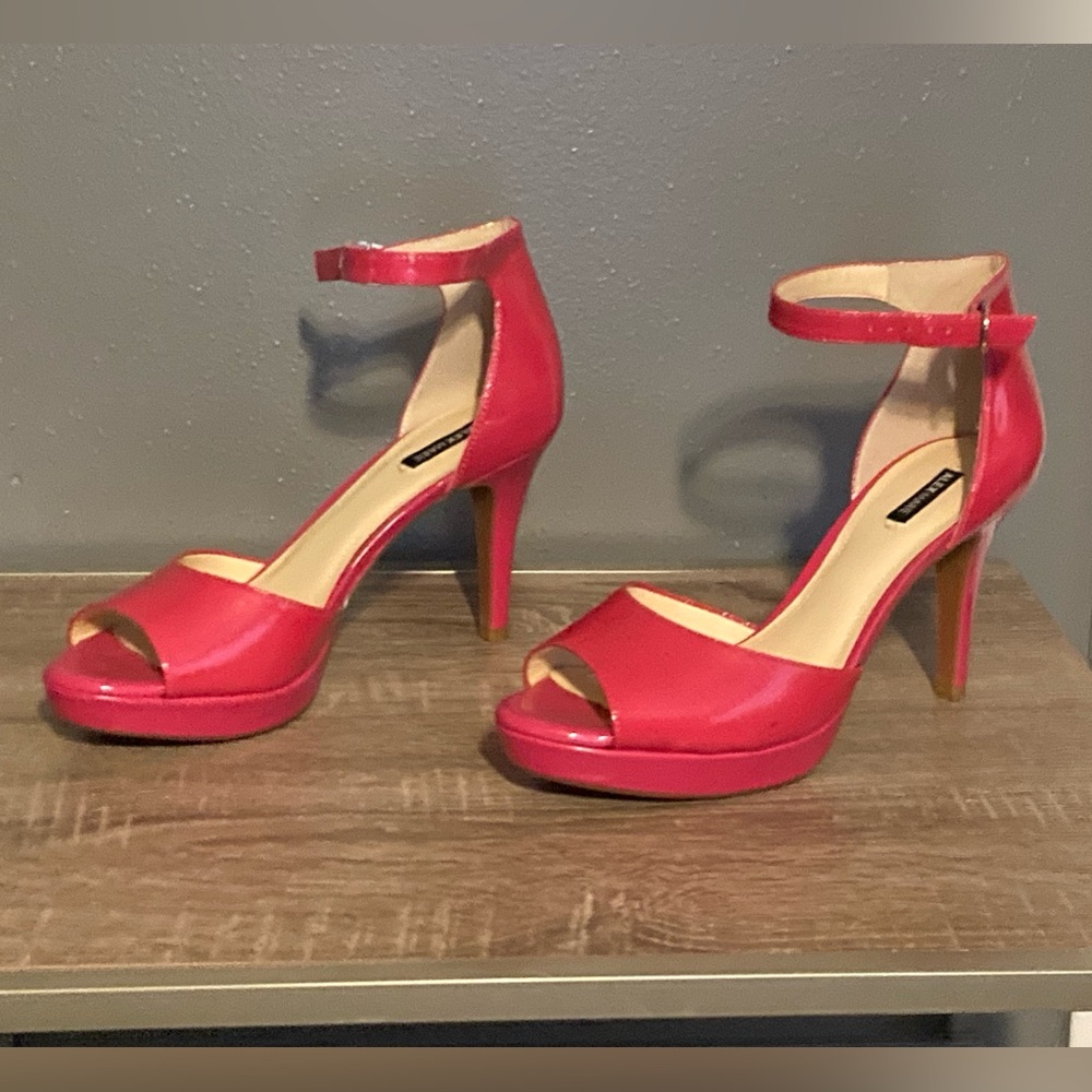 Alex Marie Pink Ankle Strap Heels Sz 9